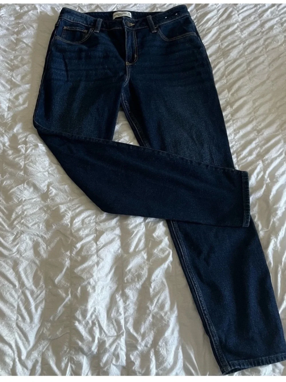 Abercrombie & Fitch Skinny High Rise Dark Blue Women’s 29/8R Slim Straight Jeans